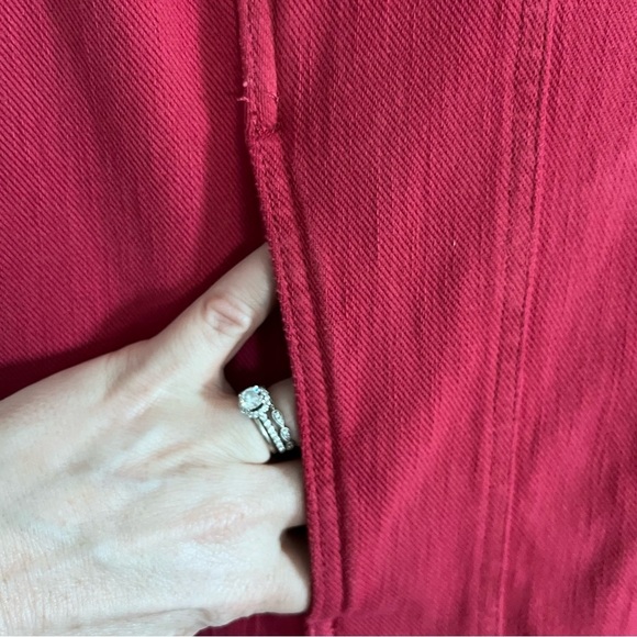 EUC Coldwater Creek Cabincore Red Jacket size Medium - Picture 5 of 8